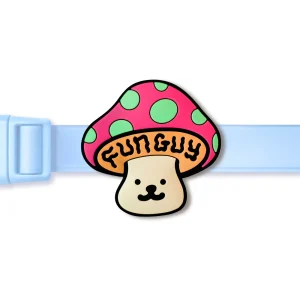 Jiby Fun Guy Mushroom Dog Tag Charm