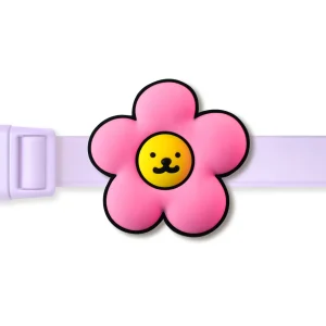 Jiby Pink Daisy Dog Tag Charm
