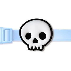 Jiby Skull Dog Tag Charm