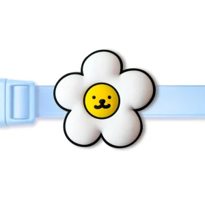 Jiby White Daisy Dog Tag Charm