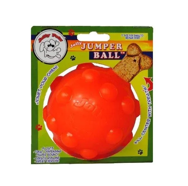 Jolly Pets Orange Jolly Jumper Ball Dog Toy - Image 2