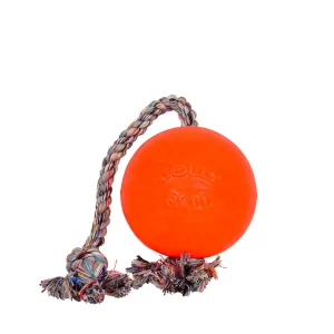 Jolly Pets Romp-n-Roll Rope & Ball Dog Toy