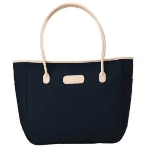 Jon Hart Design Tyler Navy Coated Canvas Tote