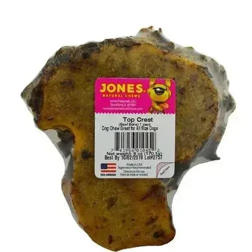 Jones Natural Chews Top Crest Bones Dog Treats