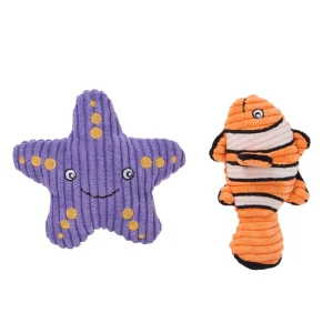 Joyhound Biteshield Plush Dinos Squeaky Plush Dog Toy 2 Pack