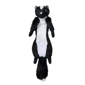 Joyhound Crazy Comfy Flattie Skunk Crinkle Squeaky Plush Dog Toy