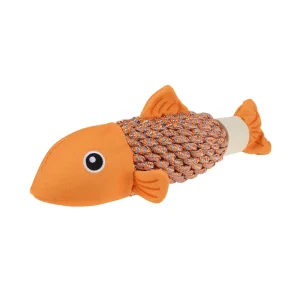 Joyhound Fish Rope with Bone Dog Toy