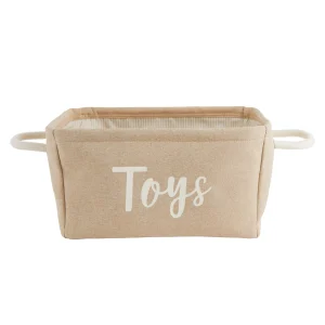 Joyhound Linen Toy Box Dog Toy