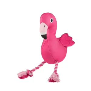 Joyhound® Plush Rope Flamingo Dog Toy