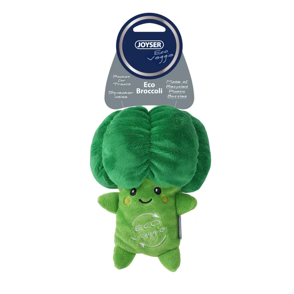 Joyser ECO Veggie Broccoli Toy for Dogs (Green) - Image 2