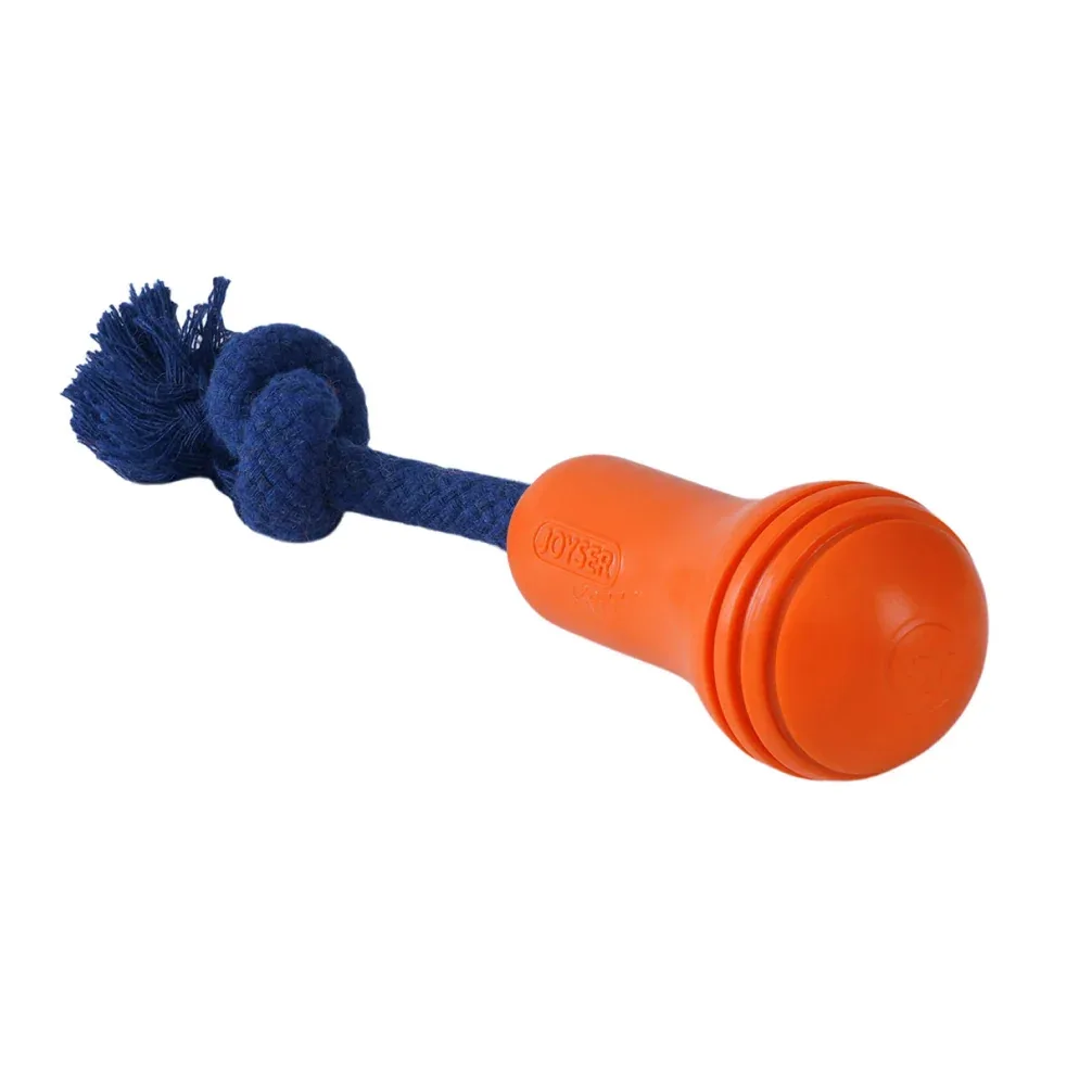 Joyser Ropper Chew Toy for Dogs (Orange/Dark Blue) - Image 2