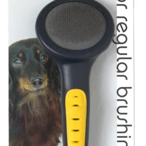 JW GripSoft Slicker Brush with Soft Pins Small