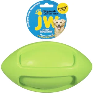 JW iSqueak Funble Football Dog Toy Large