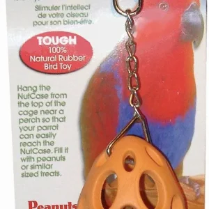 JW Pet ActiviToy Nutcase Bird Toy Orange/Silver 1ea/LG