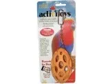 JW Pet ActiviToy Nutcase Bird Toy Orange/Silver 1ea/LG - Image 2