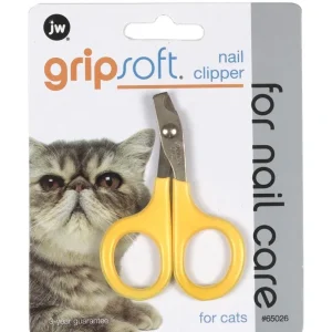 JW Pet GripSoft Cat Nail Clipper Yellow, Gray 1ea/One Size
