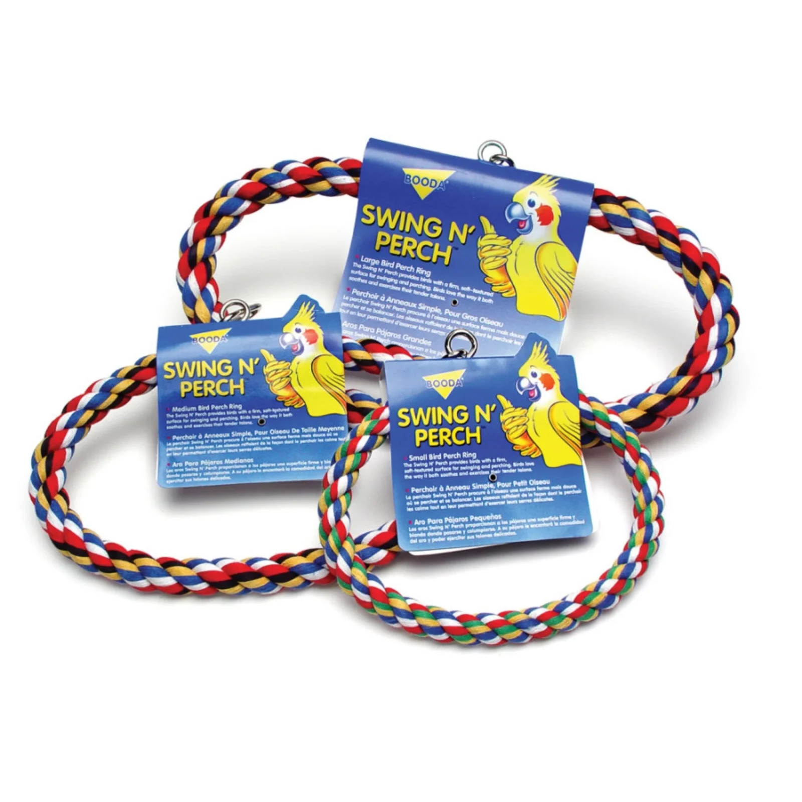 JW Pet Swing N Perch Ring Multi-Color 1ea/MD - Image 2