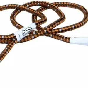 K9 Explorer Reflective Braided Rope Snap Leash - Campfire Orange