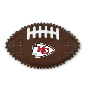 Kansas City Chiefs Hard Nylon Football Dog Chew Toy