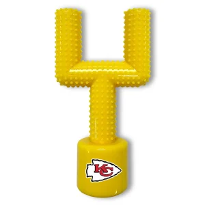 Kansas City Chiefs Hard Nylon Football Goal Post Dog Chew Toy
