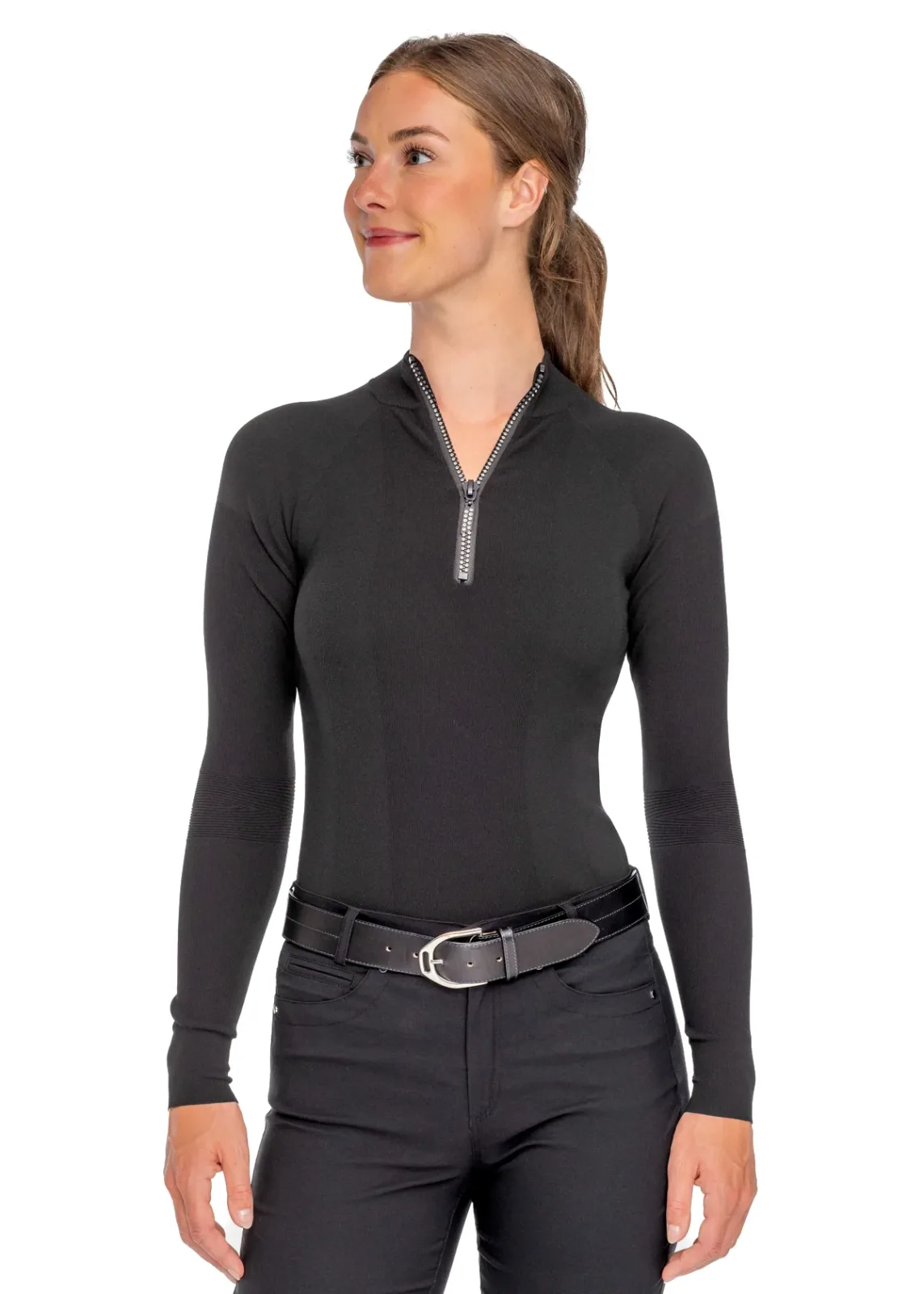 Kastel Denmark Ladies’ 1/2-Zip Knit Pullover - "Karina" - Image 2