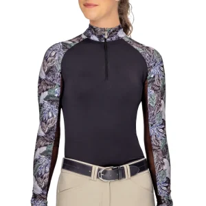 Kastel Denmark Ladies’ Mitzi Quarter-Zip Long Sleeve Raglan