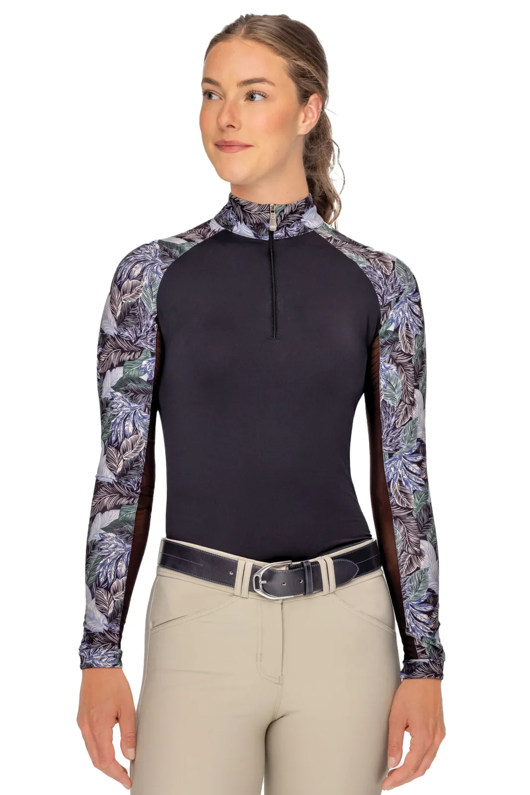 Kastel Denmark Ladies’ Mitzi Quarter-Zip Long Sleeve Raglan