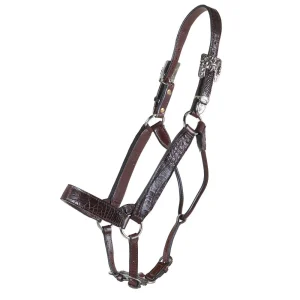 Kathys Show Equipment Genuine Caiman Leather Show Halter