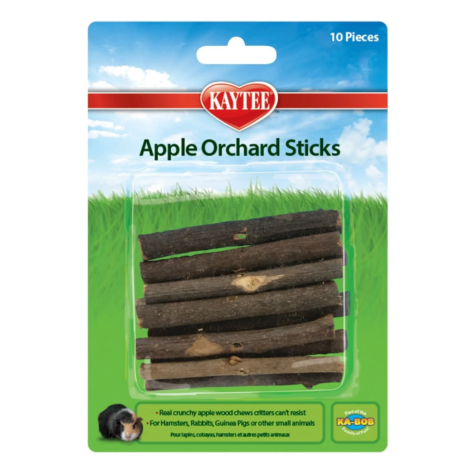 Kaytee Apple Orchard Sticks, 10-Pack