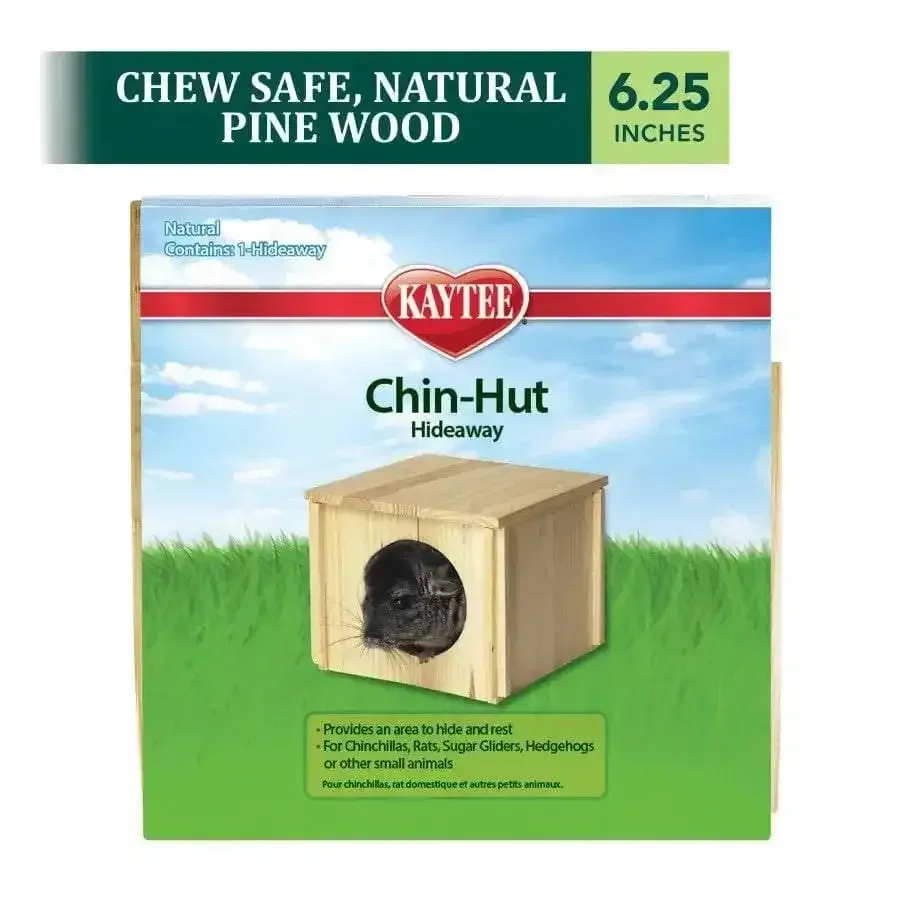 Kaytee Chinchilla Hut Hideout Clear 8 in X 6.25 in X 6.25 in