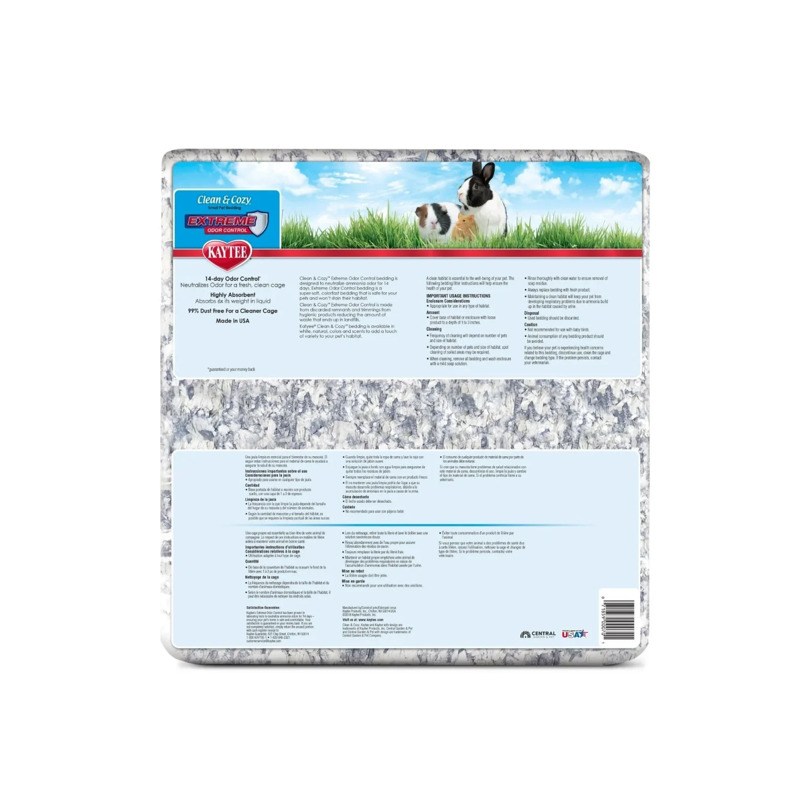 Kaytee Clean & Cozy Extreme Odor Control Bedding, 65 L - Image 2