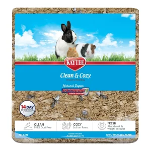 Kaytee Clean & Cozy Natural Paper with Extreme Odor Control Bedding, 70 L