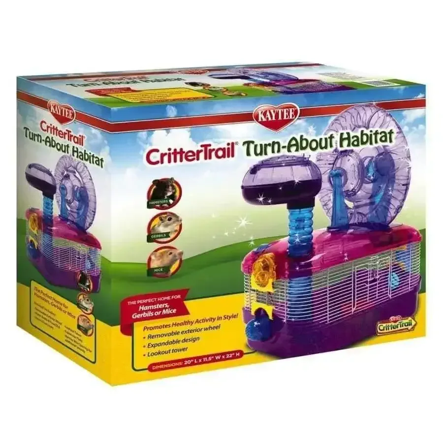 Kaytee CritterTrail Dazzle Turn-About Habitat 1ea/20 in X 11.5 in X 22 in
