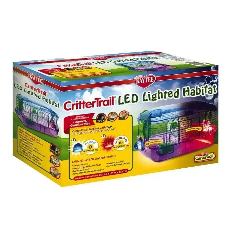 Kaytee CritterTrail LED Lighted Habitat