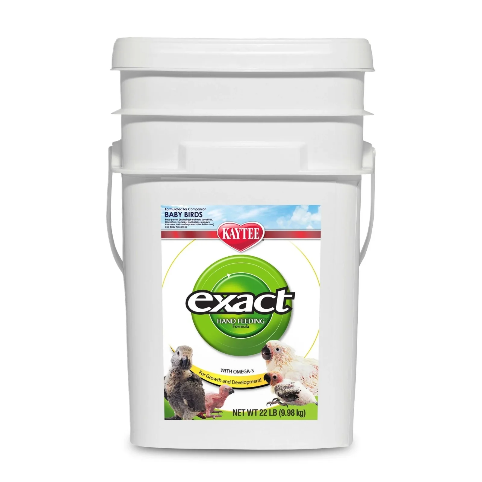 Kaytee Exact Handfeeding Baby Bird Food Bucket 22lb