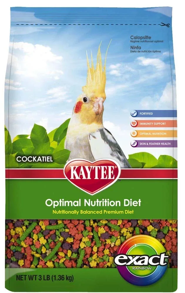 Kaytee Exact Rainbow Cockatiel 1ea/3 lb
