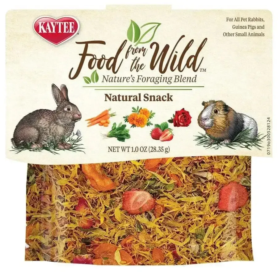 Kaytee Food From the Wild Natural Snack Rabbit and Guinea Pig 1 oz