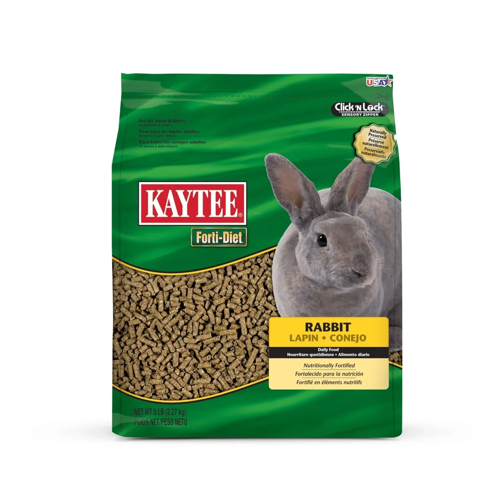 Kaytee Forti Diet Rabbit Food, 5 Lb