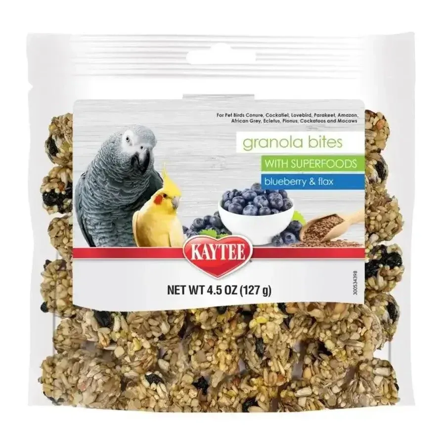 Kaytee Granola BItes Berry and Flax Bird Treats