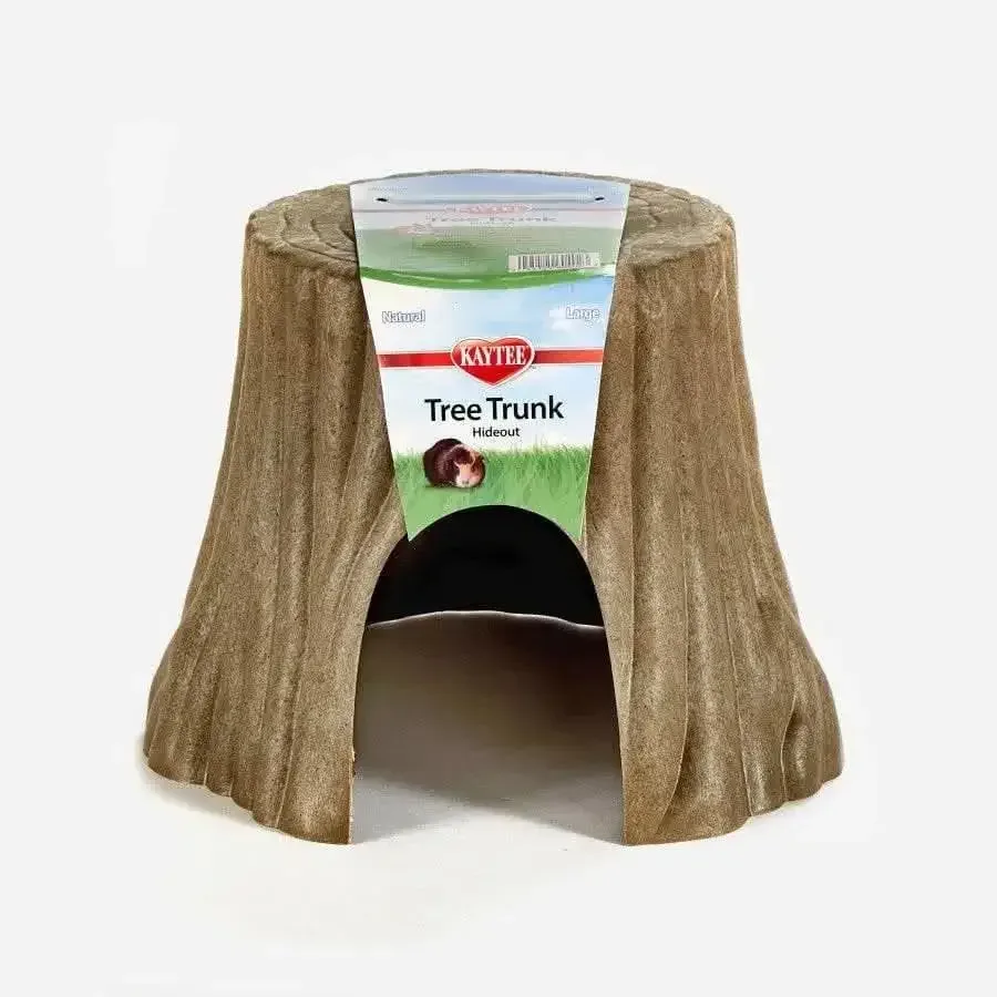 Kaytee Natural Tree Trunk Hideout Brown