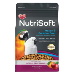 Kaytee Nutrisoft Macaw Cockatoo Pet Bird Food 1ea/3 lb