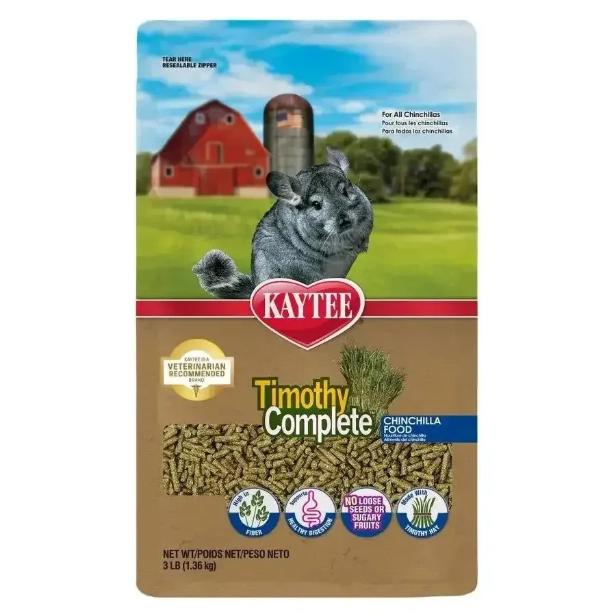 Kaytee Timothy Complete Chinchilla Food 3 lb