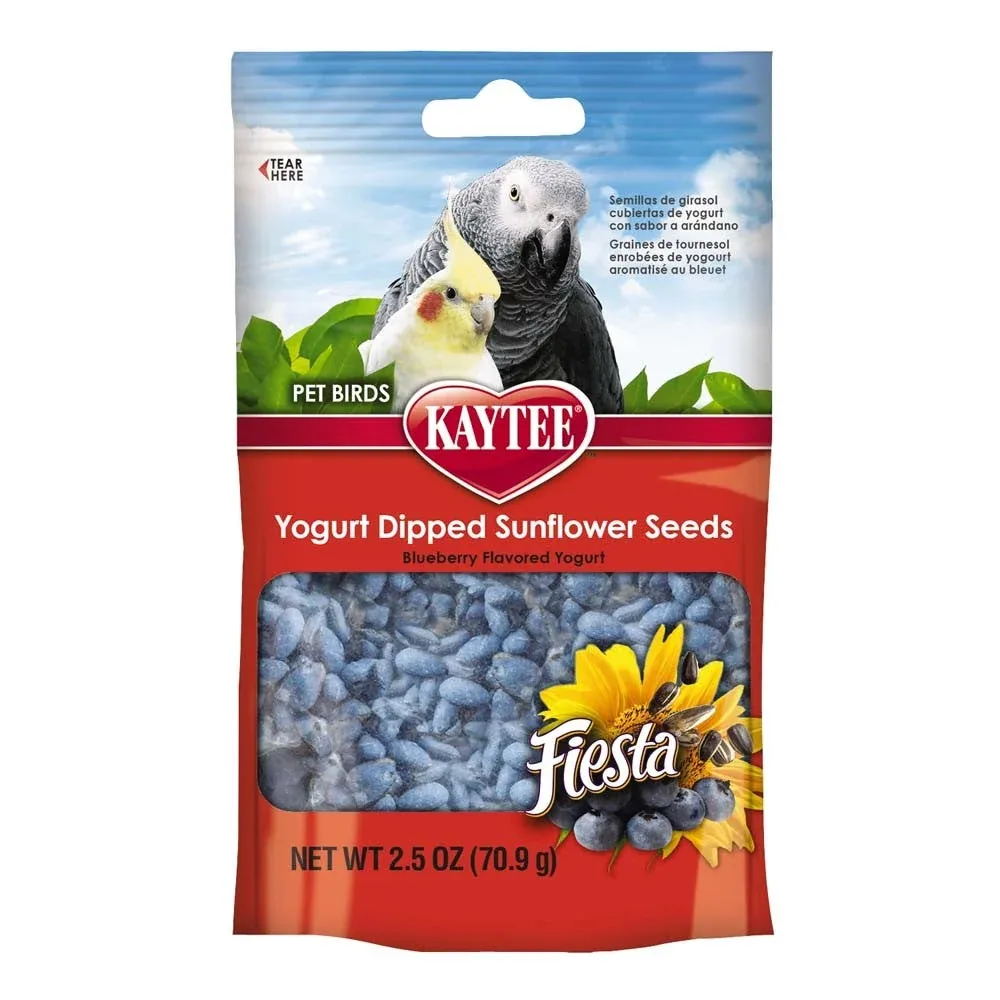 Kaytee Yo Dips Blueberry Flavor Sunflower Seeds Bird Treats 2.5 oz