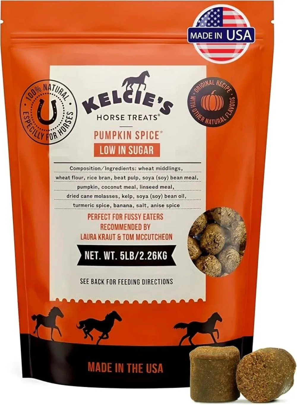Kelcie's Low in Sugar Pumpkin Spice Horse Treats - Image 2