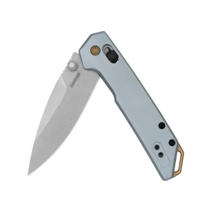 Kershaw Knives Mini Iridium Folding Pocket Knife 3 inch D2 Steel Blade DuraLock Aluminum Handle Pocketclip