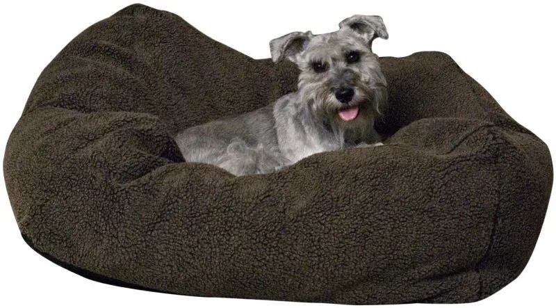 KH Mfg Cuddle Cube Mocha Dog Bed