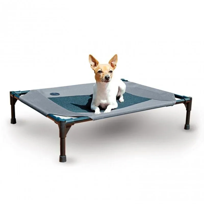 KH Mfg Gray/Blue Coolin Pet Cot