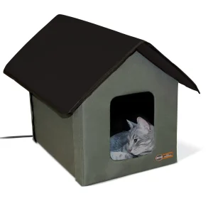 K&H Outdoor Heated Kitty House 19Lx22W