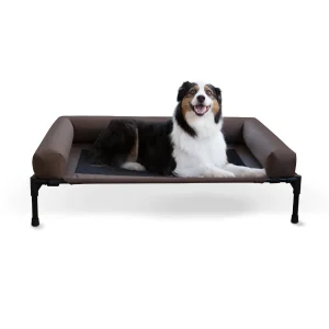 K&H Pet Products Original Bolster Extra Large Pet Cot Elevated Mesh Bed with Removable Bolsters