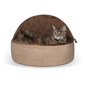 K&H Pet Products Self-Warming Hooded Kitty Bed